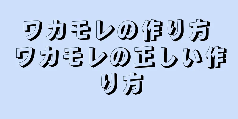 ワカモレの作り方 ワカモレの正しい作り方