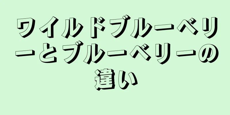 ワイルドブルーベリーとブルーベリーの違い