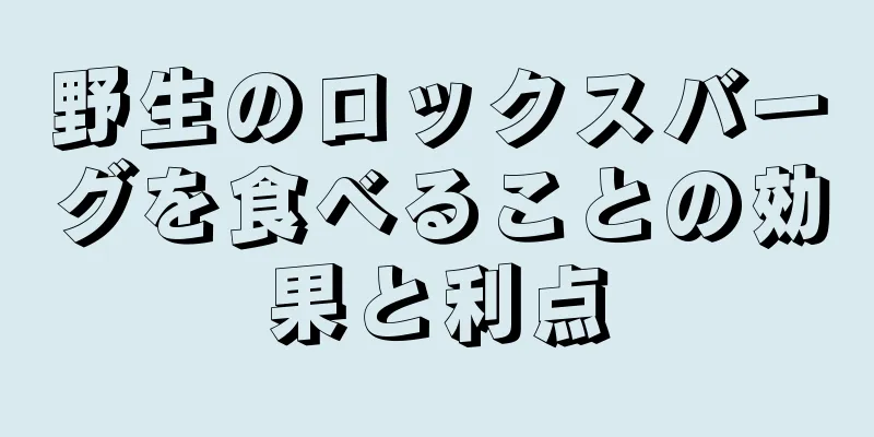 野生のロックスバーグを食べることの効果と利点