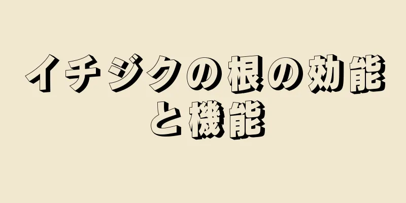 イチジクの根の効能と機能