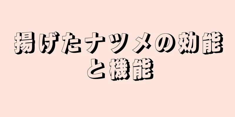 揚げたナツメの効能と機能