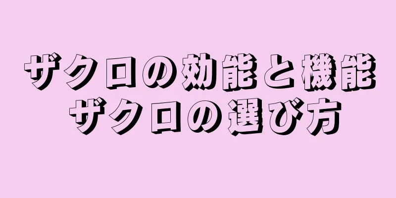 ザクロの効能と機能 ザクロの選び方