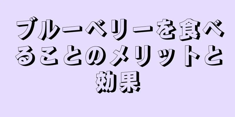 ブルーベリーを食べることのメリットと効果