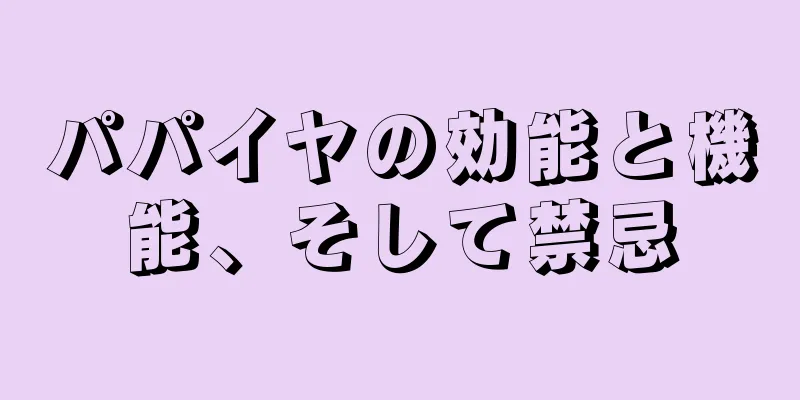 パパイヤの効能と機能、そして禁忌