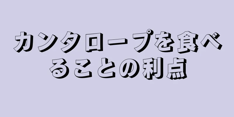 カンタロープを食べることの利点