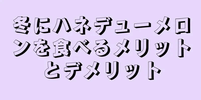 冬にハネデューメロンを食べるメリットとデメリット