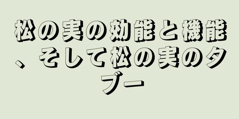 松の実の効能と機能、そして松の実のタブー