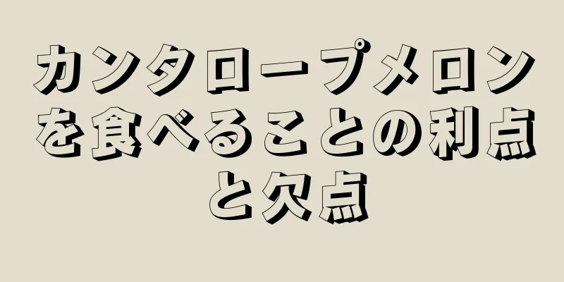 カンタロープメロンを食べることの利点と欠点