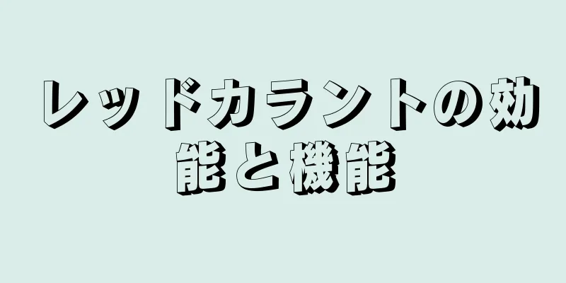 レッドカラントの効能と機能