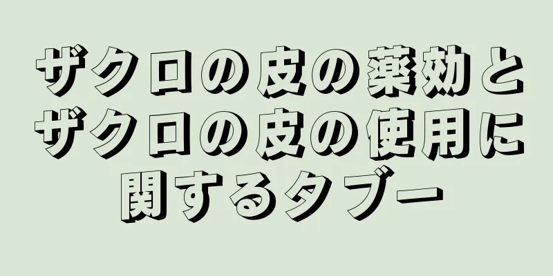 ザクロの皮の薬効とザクロの皮の使用に関するタブー