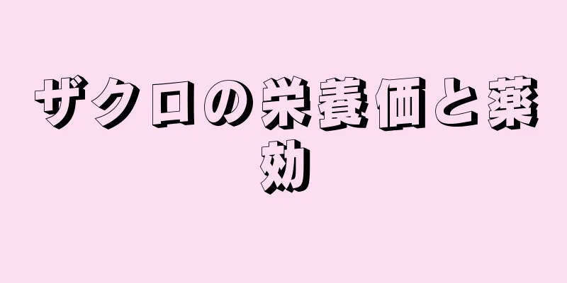 ザクロの栄養価と薬効