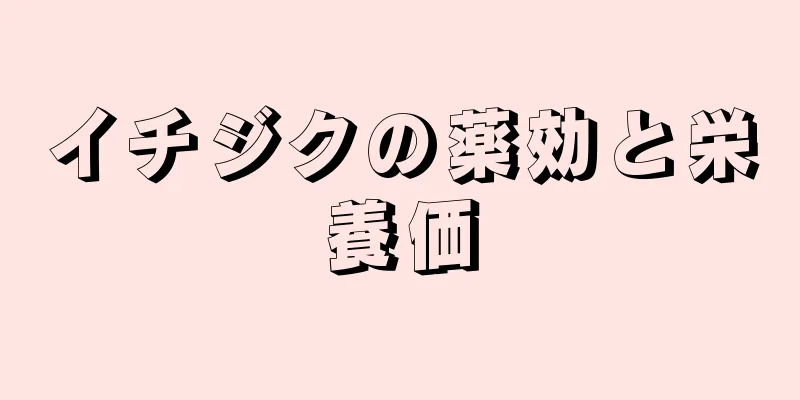 イチジクの薬効と栄養価