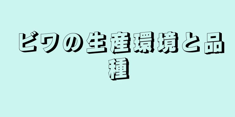 ビワの生産環境と品種