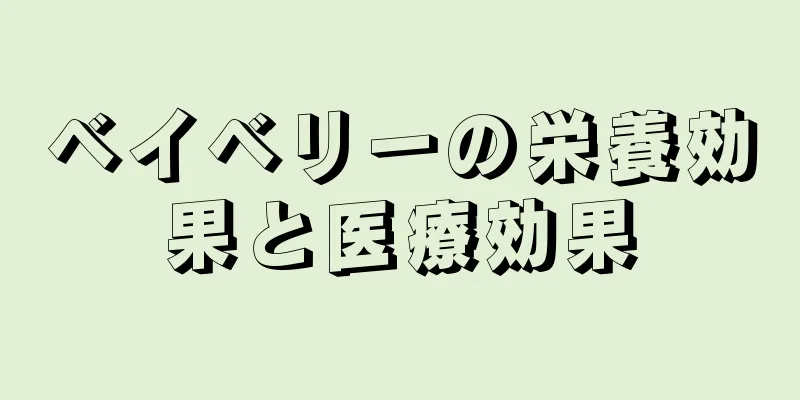 ベイベリーの栄養効果と医療効果