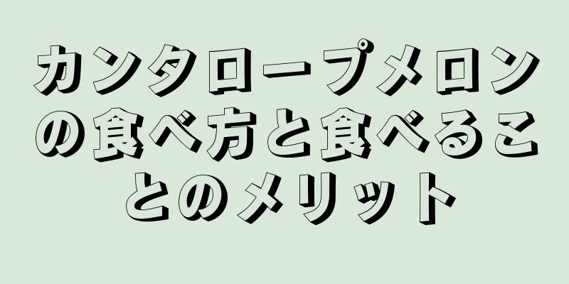カンタロープメロンの食べ方と食べることのメリット