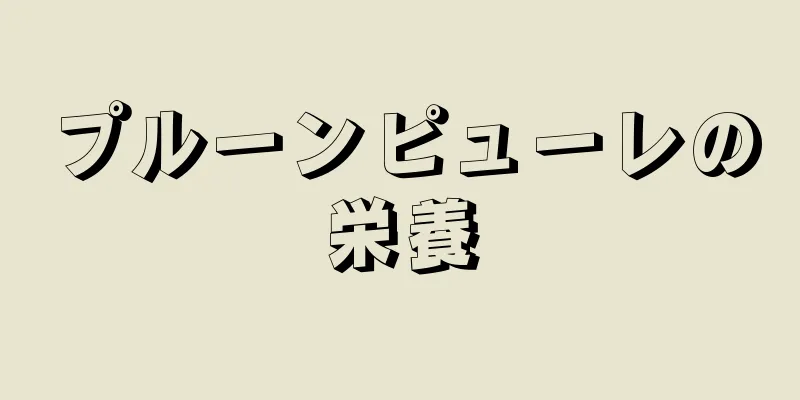 プルーンピューレの栄養