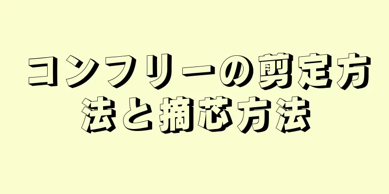 コンフリーの剪定方法と摘芯方法