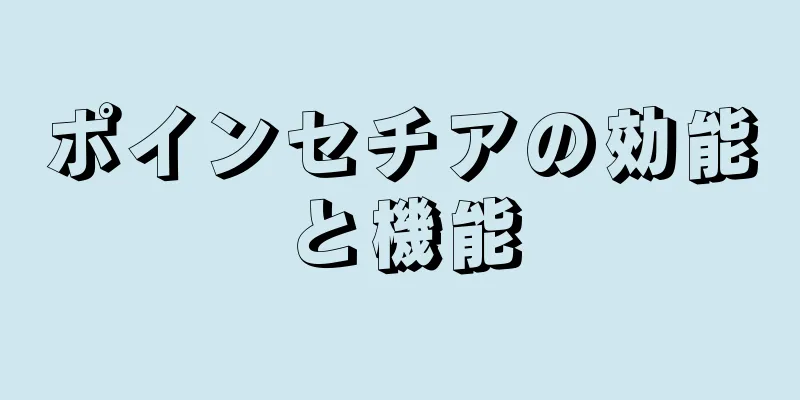 ポインセチアの効能と機能