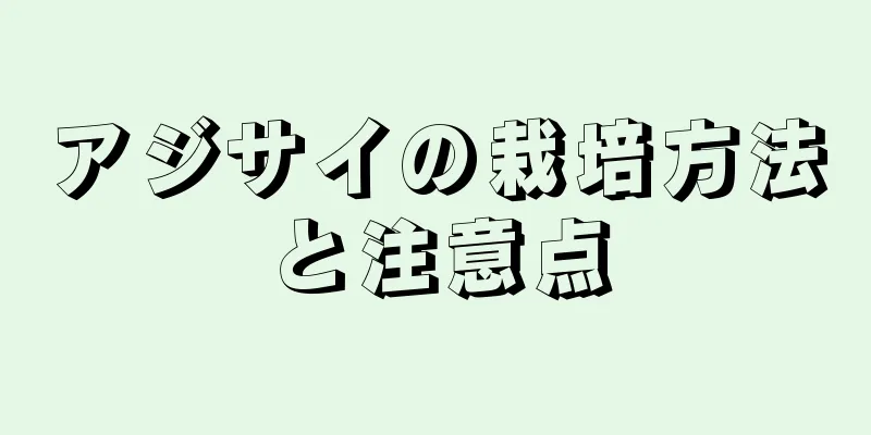 アジサイの栽培方法と注意点