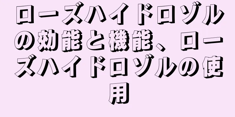 ローズハイドロゾルの効能と機能、ローズハイドロゾルの使用