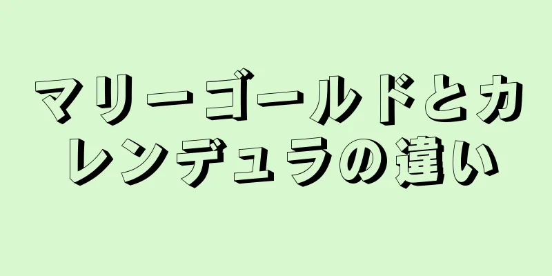マリーゴールドとカレンデュラの違い