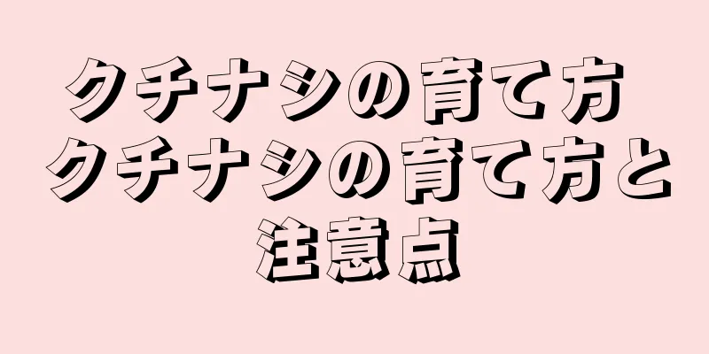クチナシの育て方 クチナシの育て方と注意点