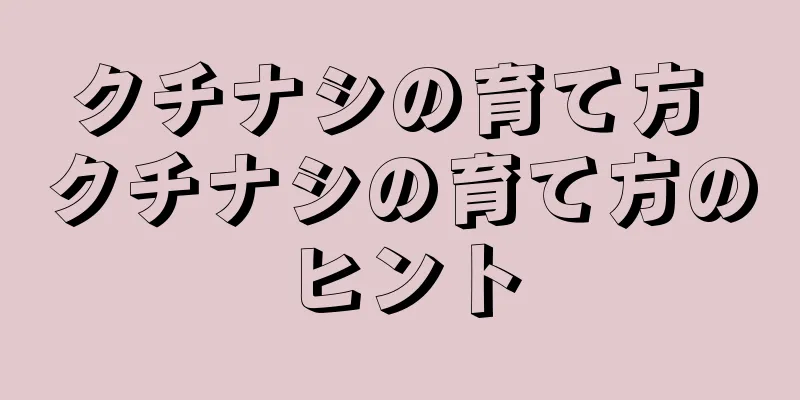 クチナシの育て方 クチナシの育て方のヒント