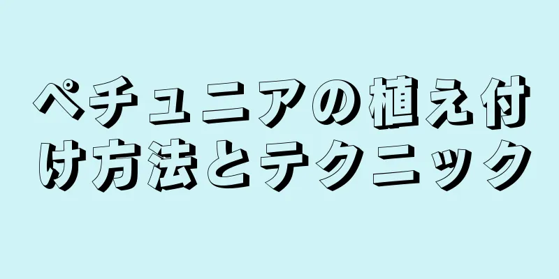 ペチュニアの植え付け方法とテクニック