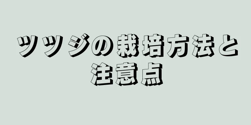 ツツジの栽培方法と注意点
