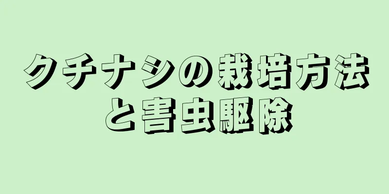 クチナシの栽培方法と害虫駆除