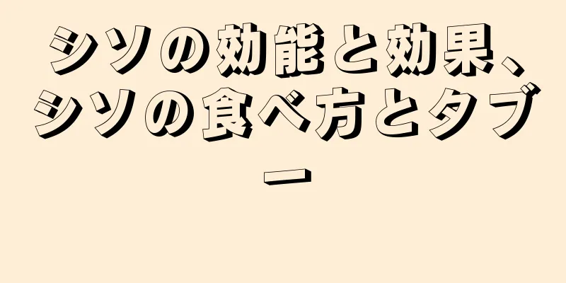シソの効能と効果、シソの食べ方とタブー