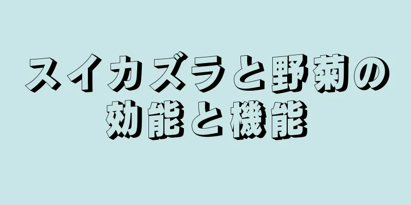 スイカズラと野菊の効能と機能