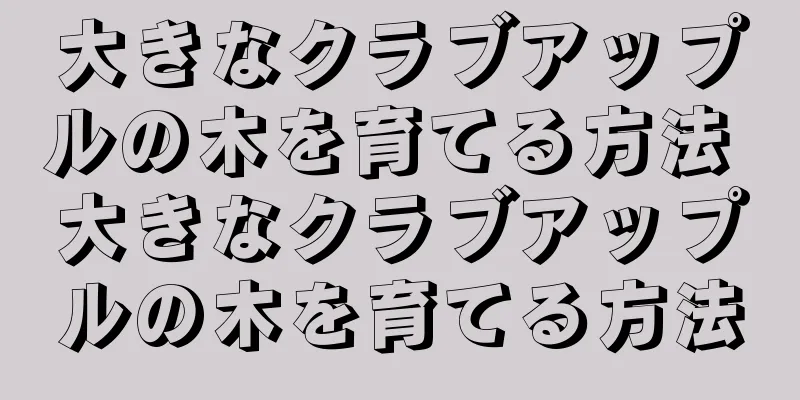 大きなクラブアップルの木を育てる方法 大きなクラブアップルの木を育てる方法