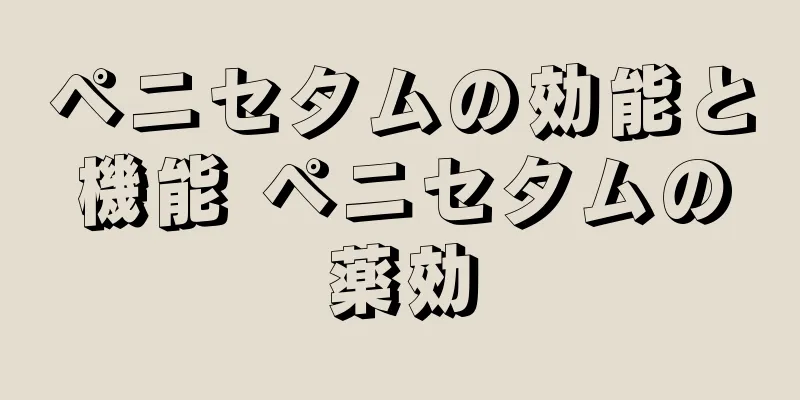ペニセタムの効能と機能 ペニセタムの薬効