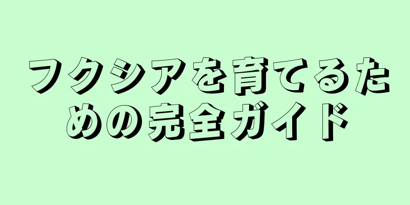 フクシアを育てるための完全ガイド