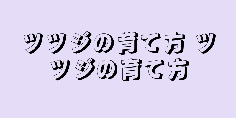 ツツジの育て方 ツツジの育て方