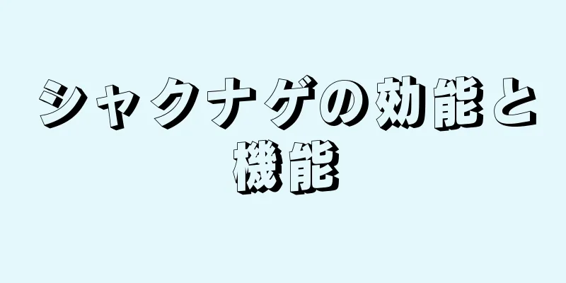 シャクナゲの効能と機能