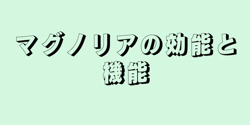 マグノリアの効能と機能