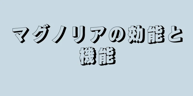 マグノリアの効能と機能