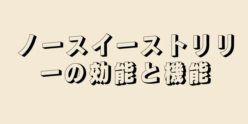 ノースイーストリリーの効能と機能