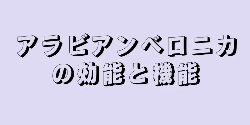 アラビアンベロニカの効能と機能