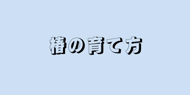 椿の育て方