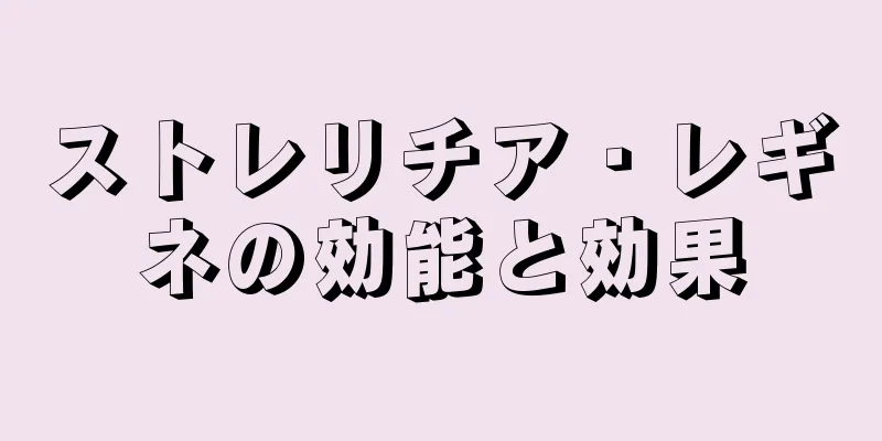 ストレリチア・レギネの効能と効果
