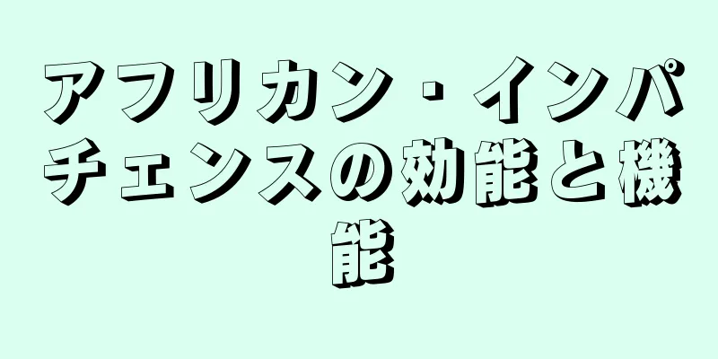 アフリカン・インパチェンスの効能と機能