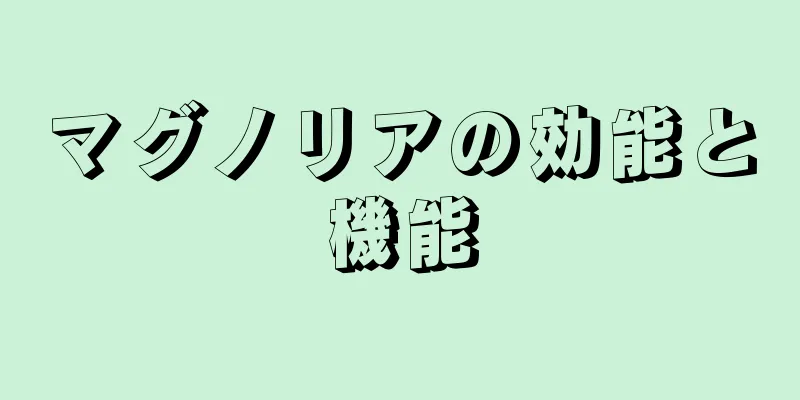 マグノリアの効能と機能