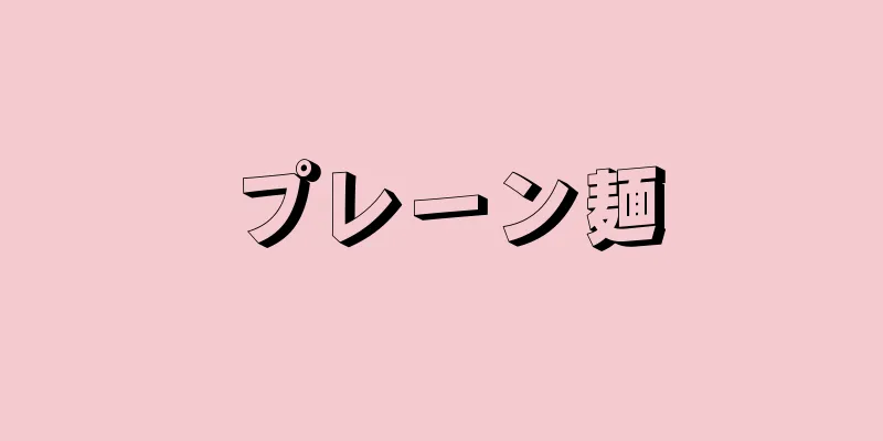 プレーン麺