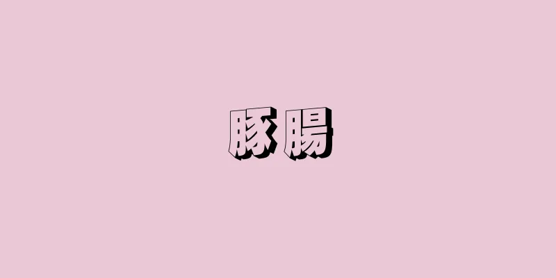 豚腸