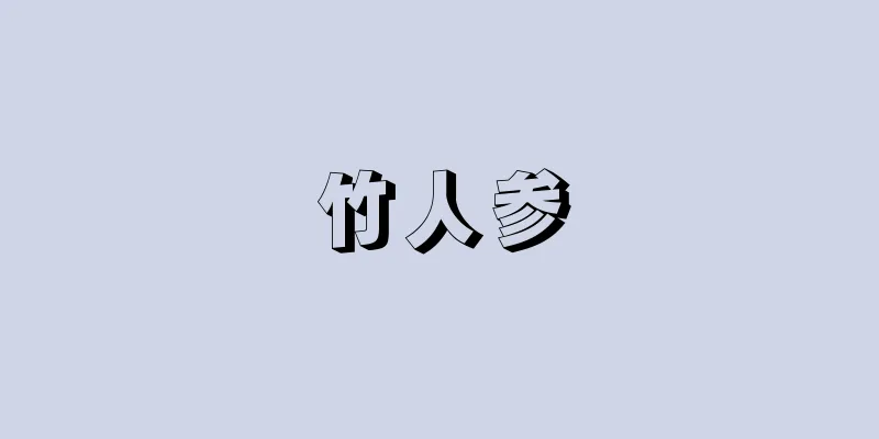 竹人参