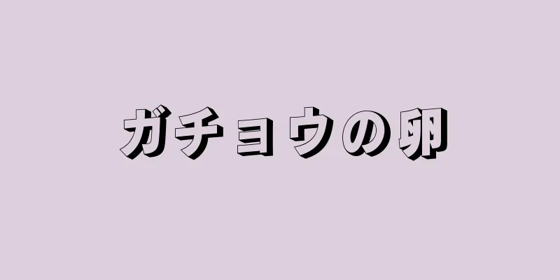 ガチョウの卵