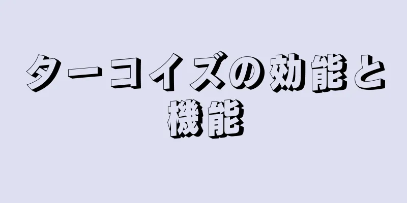 ターコイズの効能と機能